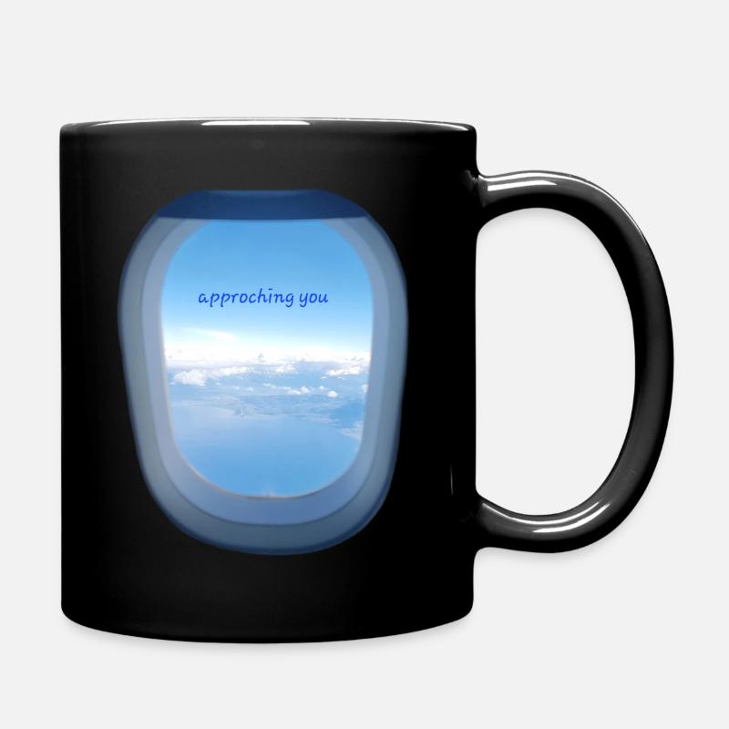 Approching you - Tasse einfarbig - Schwarz