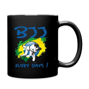 BJJ EVERY DAYS - Full Colour Mug - black - Right
