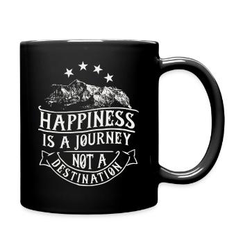Bonheur - Mug uni - noir - Droite