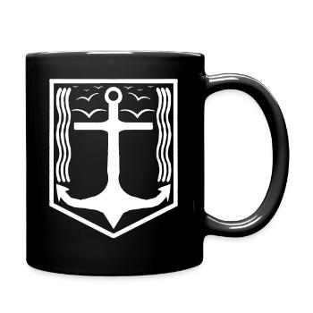 Anchor of the North - Baltic Sea North Sea - Full Colour Mug - black - Right