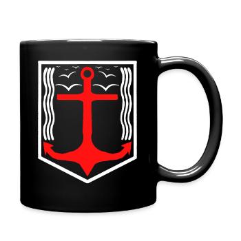 Anchor of the North - Full Colour Mug - black - Right