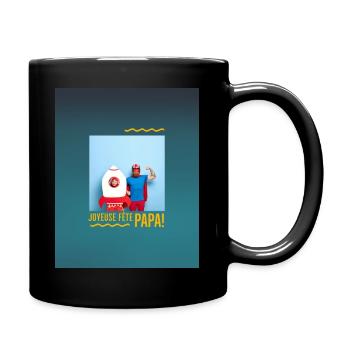 bonne fête papa - Mug uni - noir - Droite