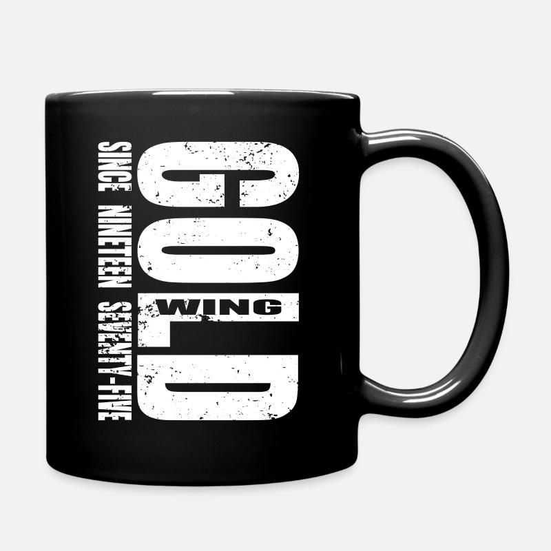 Motorrad Biker Goldwing Gold Wing 1975 - Tasse einfarbig - Schwarz