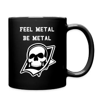 Feel Metal, Be Metal - Skull - Mug uni - noir - Droite