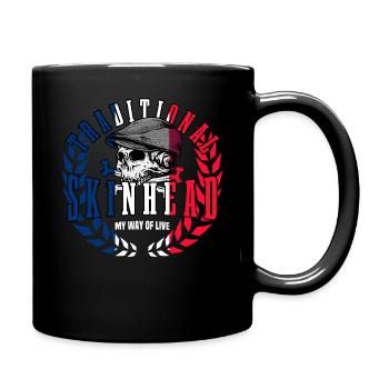 Unique Oi Skinhead - Full Colour Mug - black - Right