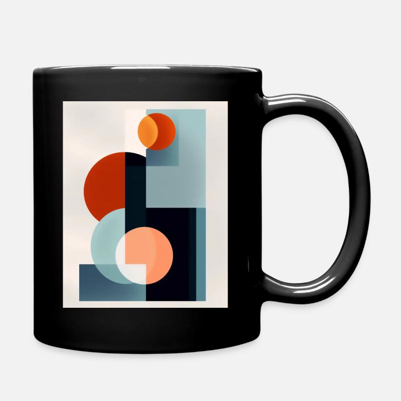 Art abstrait Formes géométriques Math - Mug uni - noir