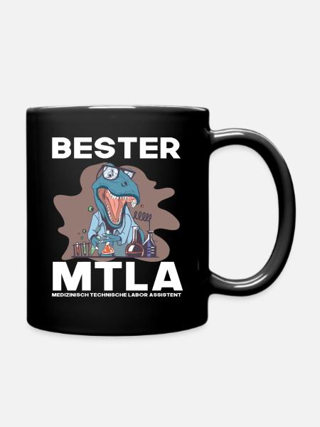 Bester MTLA, Labor assistent - Tasse einfarbig - Schwarz