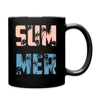 Summer | Summer Season - Full Colour Mug - black - Right