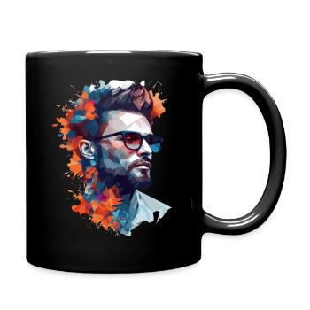 Urban Man Style - Tasse einfarbig - Schwarz - Rechts