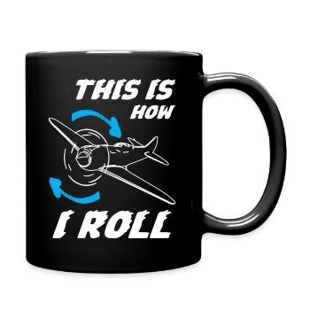 Pilot This is How I Roll - Full Colour Mug - black - Right
