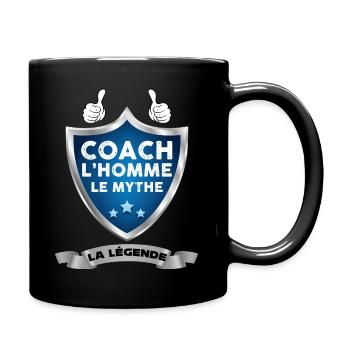 Coach Une Vraie Légende Cadeau Homme - Mug uni - noir - Droite
