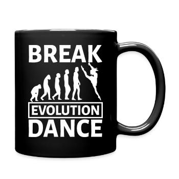 Dancing Dance Music - Full Colour Mug - black - Right