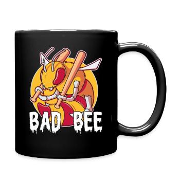 Funny outfit for bee lovers - Full Colour Mug - black - Right