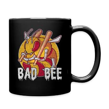 Funny outfit for bee lovers - Full Colour Mug - black - Right