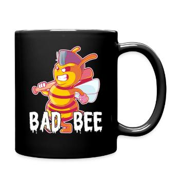 Funny outfit for bee lovers - Full Colour Mug - black - Right