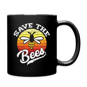 Tenue amusante pour les amoureux des abeilles - Mug uni - noir - Droite