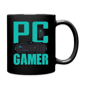 PC Gamer Gaming Jeux vidéo T-shirt - Mug uni - noir - Droite