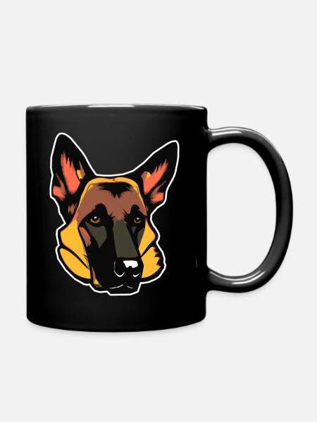 berger allemand - Mug uni - noir