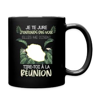 La Réunion Mon île Ma Passion - Mug uni - noir - Droite