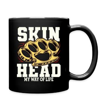 Oi Skinhead Shirt - Full Colour Mug - black - Right