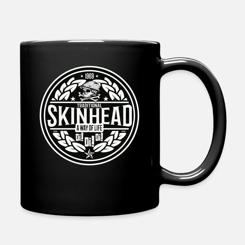 Oi Skinhead Shirt - Full Colour Mug - black