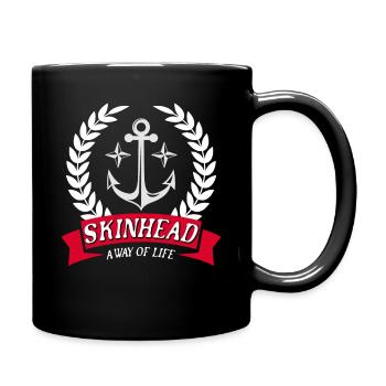 Oi Skinhead Shirt - Full Colour Mug - black - Right