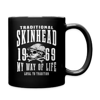 Oi Skinhead Shirt - Full Colour Mug - black - Right