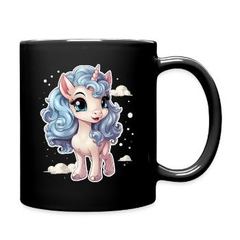 sweet unicorn - Sweet Unicorn - unicorn - Full Colour Mug - black - Right