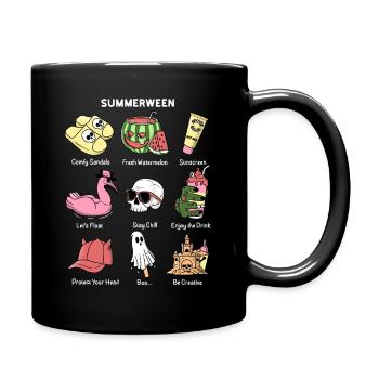 Enjoy Summerween - Full Colour Mug - black - Right