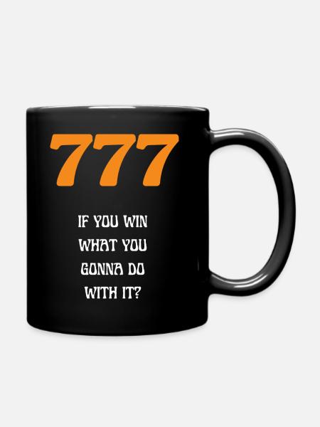 777 SI VOUS GAGNEZ - Mug uni - noir