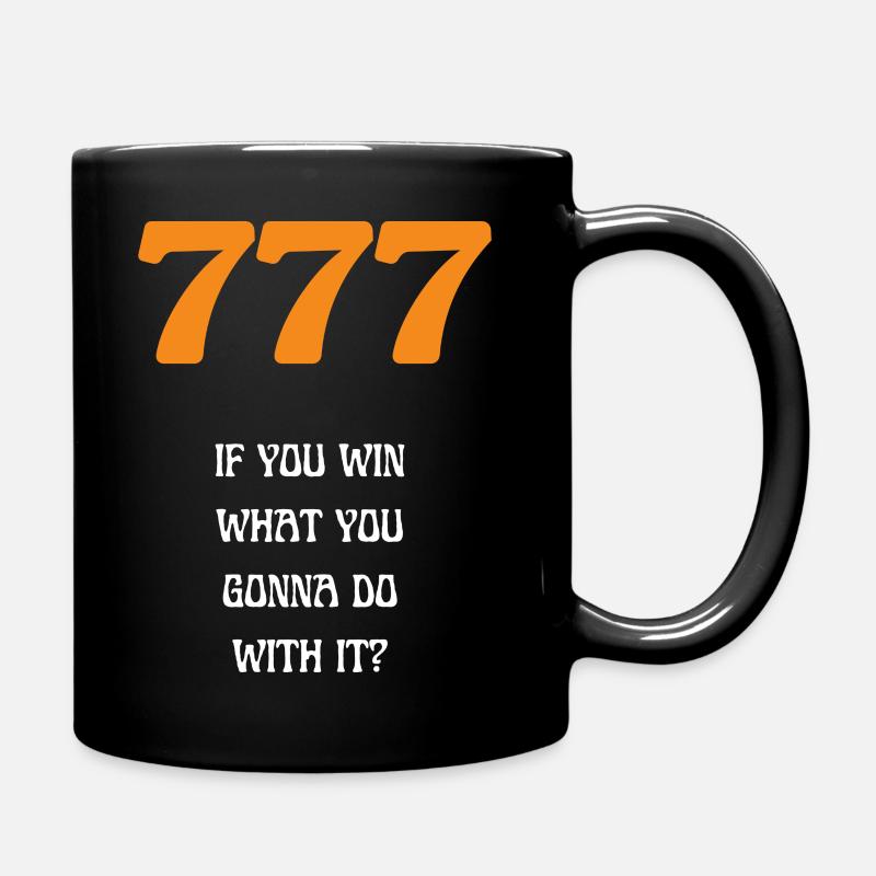 777 SI VOUS GAGNEZ - Mug uni - noir