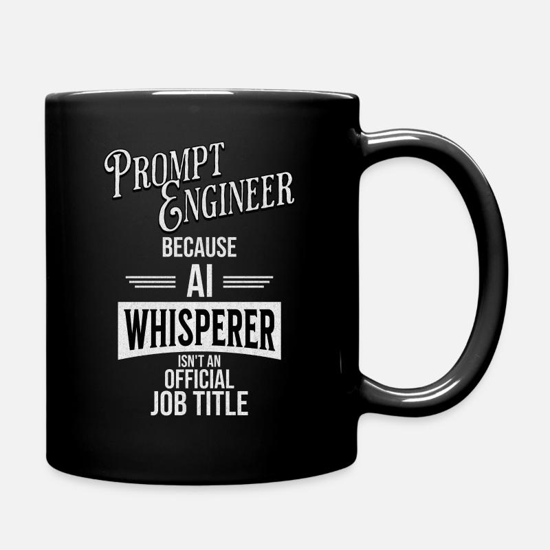 Prompt Engineer - Tasse einfarbig - Schwarz