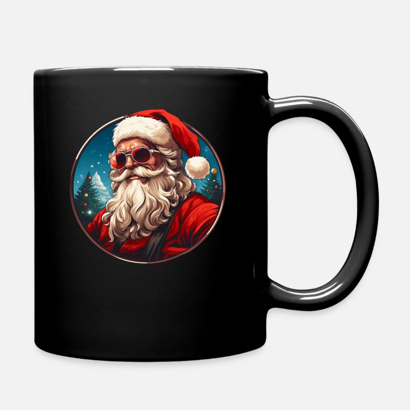 Santa Claus - Tasse einfarbig - Schwarz