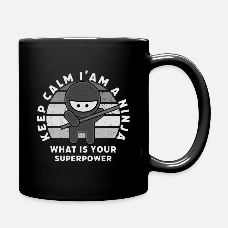 Funny Ninja Outfit - Idée cadeau cool - Mug uni - noir