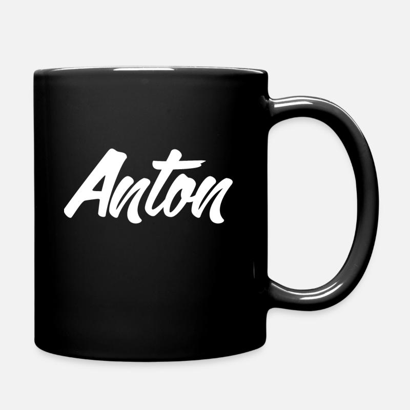 Anton - Tasse einfarbig - Schwarz