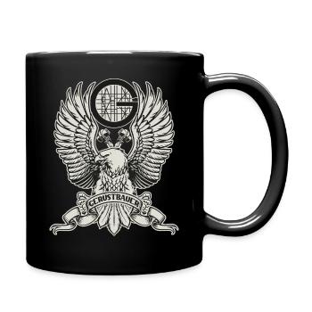 Gerüstbauer Handwerker Outfit und Zubehör - Tasse einfarbig - Schwarz - Rechts