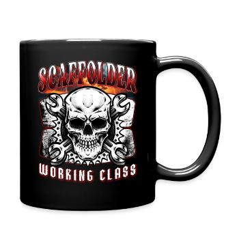 Tenue et accessoires d’artisans d’échafaudage - Mug uni - noir - Droite