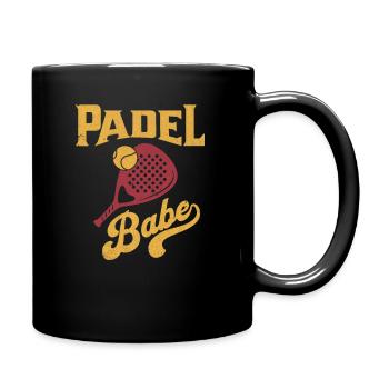 Padel Babe - Full Colour Mug - black - Right
