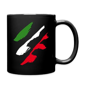 Drapeau de style italien - Mug uni - noir - Droite
