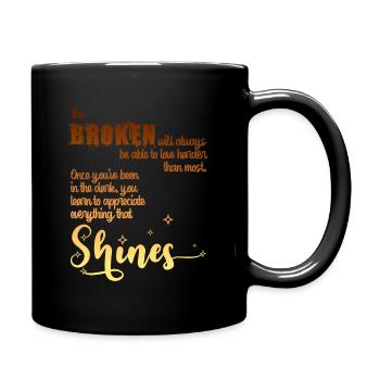 Resilient Love (copper) - Full Colour Mug - black - Right