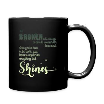 Resilient Love (mint) - Full Colour Mug - black - Right