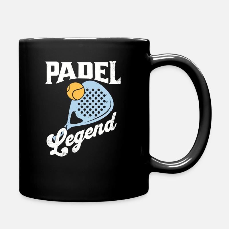 Padel Legend - Tasse einfarbig - Schwarz