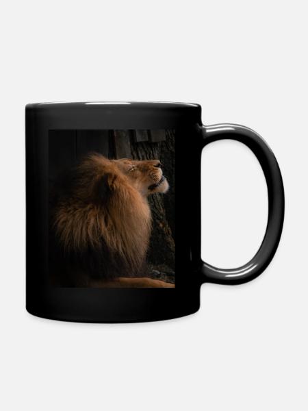 Lion - Tasse einfarbig - Schwarz