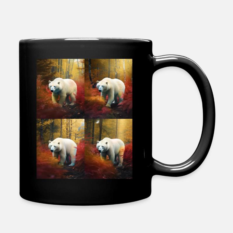 PolarBear - Tasse einfarbig - Schwarz