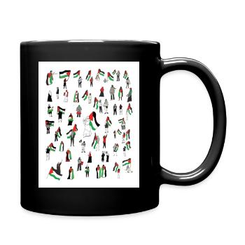 All People - Tasse einfarbig - Schwarz - Rechts