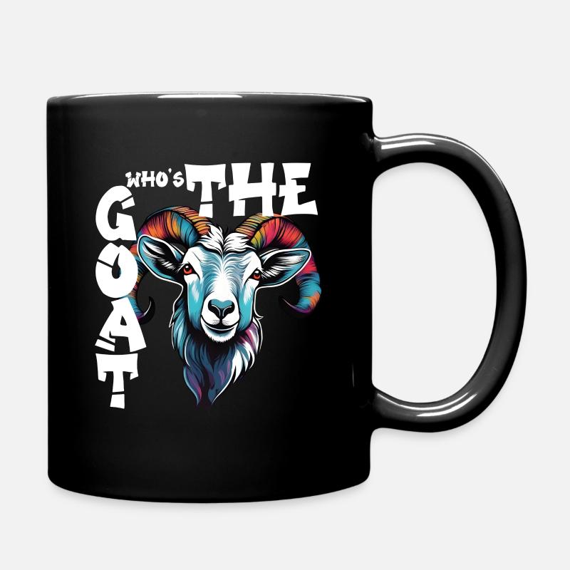 Qui est le GOAT - Mug uni - noir