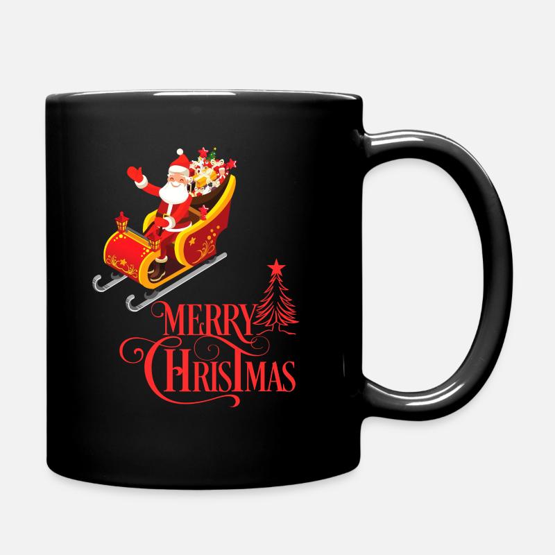 Le Père Noël arrive ! - Mug uni - noir