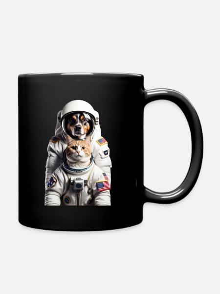 Astro team - Tasse einfarbig - Schwarz
