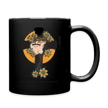 christ souffrant 2 - Mug uni - noir - Droite