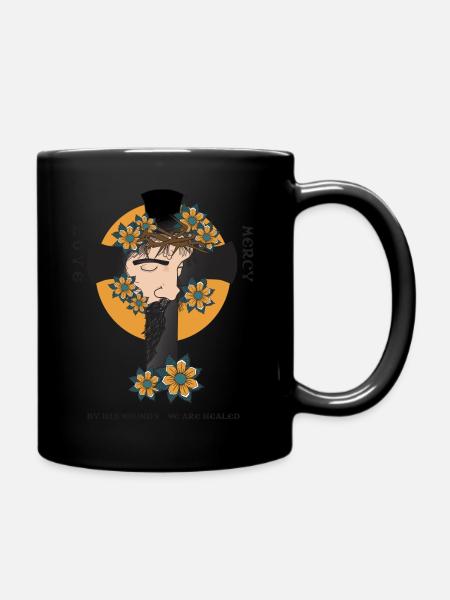christ souffrant 2 - Mug uni - noir